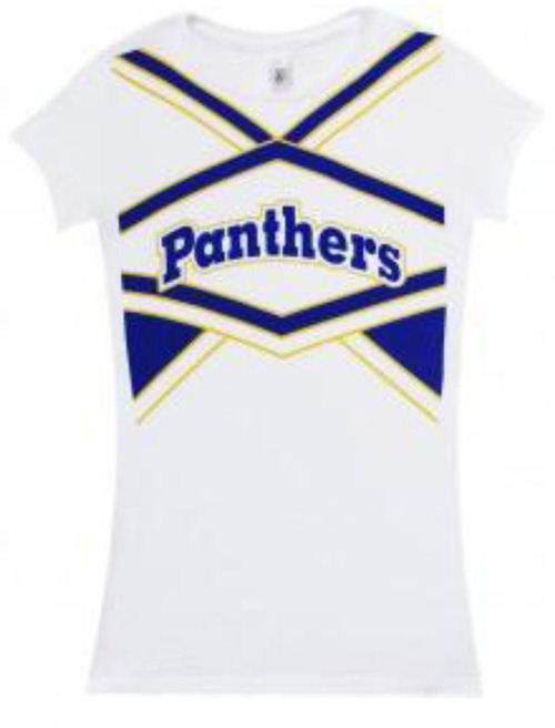 Friday Night Lights Dillon Panthers Cheerleading White Juniors T-Shirt