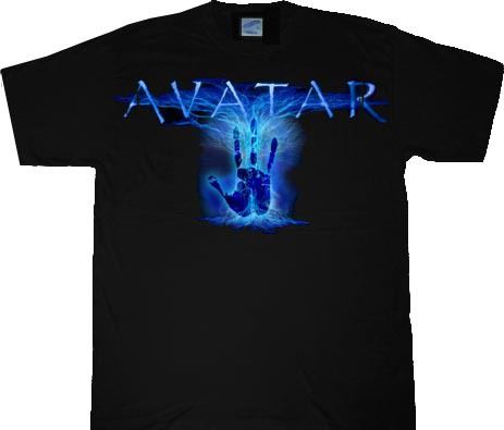 The Avatar Home Tree Hand Adult Black T-shirt