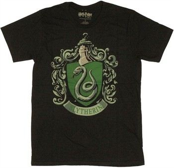 Harry Potter Slytherin Crest T-Shirt Sheer