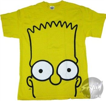 Simpsons Bart Head T-Shirt
