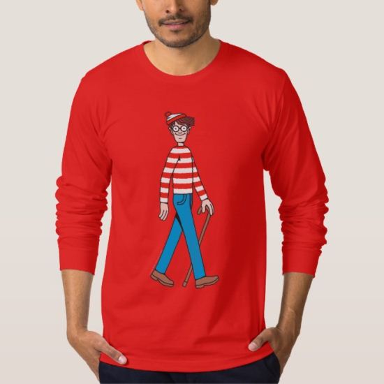 Where's Waldo Walking Stick T-Shirt