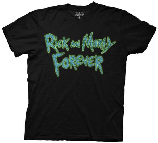 Rick And Morty Shirt Forever Black T-Shirt