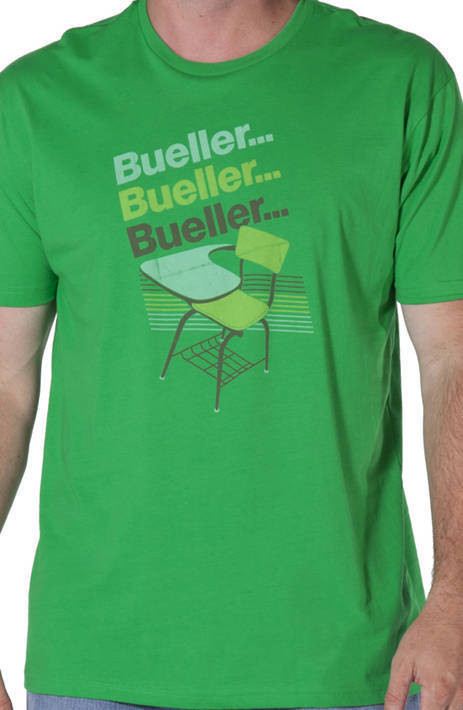 Empty Desk Ferris Bueller T-Shirt