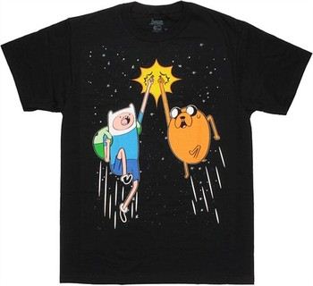 Adventure Time Finn Jake Space Fist Bump T-Shirt