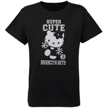 Brooklyn Nets Youth Girls Hello Kitty Super Cute T-Shirt - Black