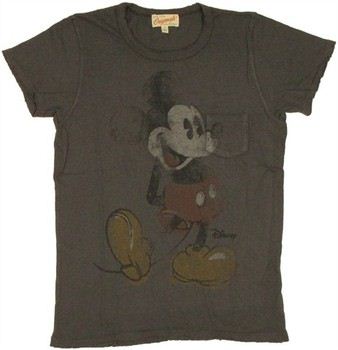 Disney Mickey Mouse Pocket Baby Doll Tee by JUNK FOOD