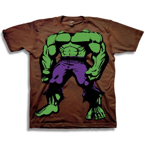 The Incredible Hulk No Head Costume Toddler Brown T-Shirt