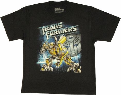 Transformers Dark Moon Bumblebee Youth T Shirt