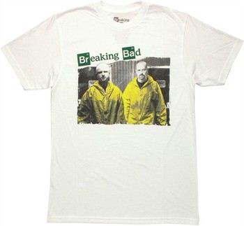 Breaking Bad Walter White Jesse Pinkman Yellow Chemical Suits T-Shirt Sheer