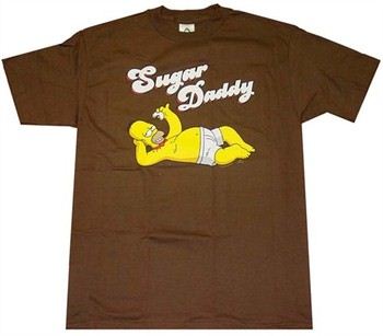 Simpsons Homer Sugar Daddy T-Shirt