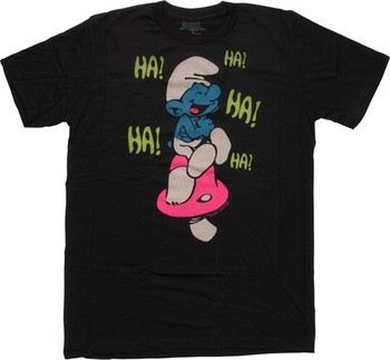 Smurfs Laughter T-Shirt Sheer