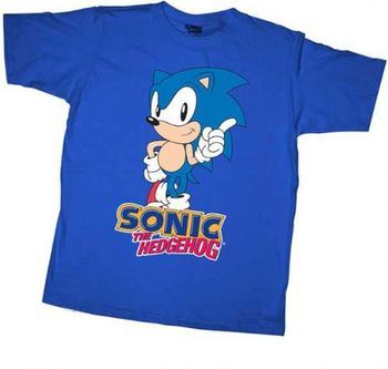 Sonic the Hedgehog Vintage Hog Royal Blue Youth T-shirt
