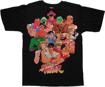 Capcom Street Fighter Group T-Shirt
