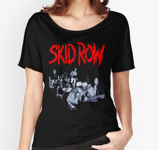 tour date Skid Row time 2016 cl4 Women's Relaxed Fit T-Shirt by chiila T-Shirt