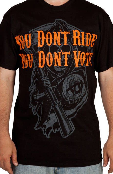 No Ride No Vote Shirt