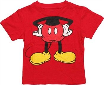Disney Mickey Mouse Body Costume Toddler T-Shirt