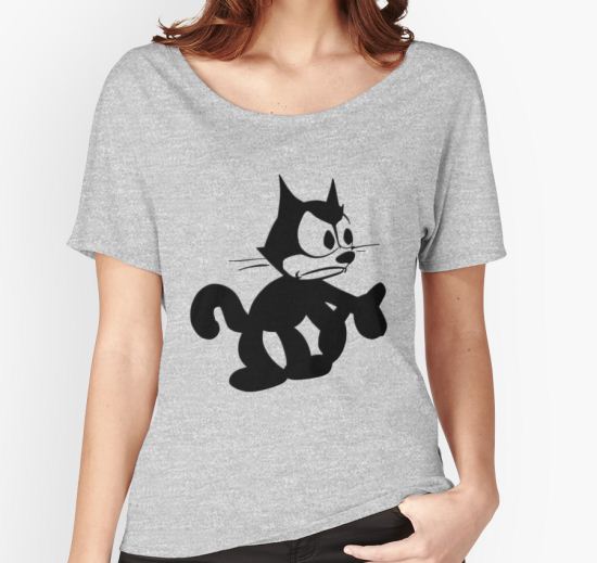 Felix the Cat Annoyed Women's Relaxed Fit T-Shirt by Czerra T-Shirt