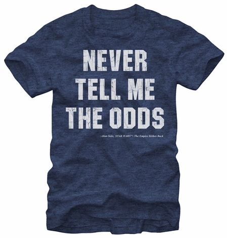 Star Wars Han Solo Odds Quote T-Shirt