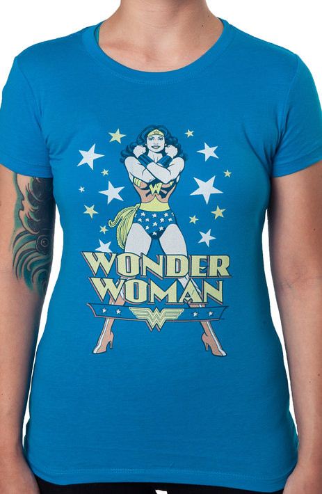 Posing Wonder Woman Shirt