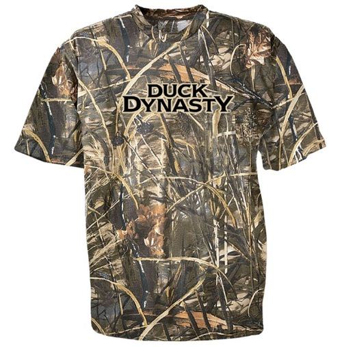 Duck Dynasty Camo Logo Camouflage Adult T-shirt