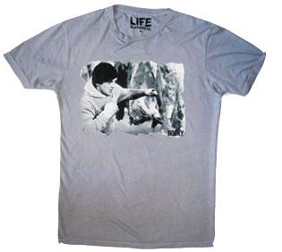 Rocky Balboa Movie Rocky Meat Adult Vintage Gray T-Shirt