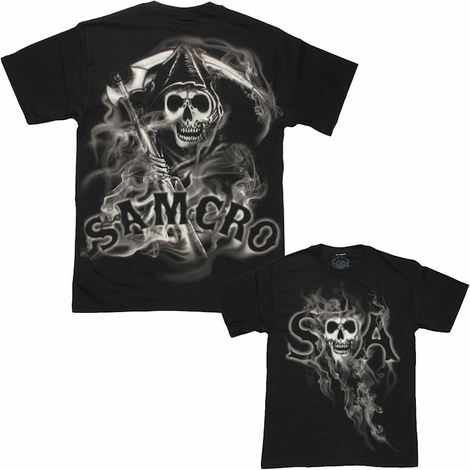 Sons of Anarchy Reaper Smoke T Shirt