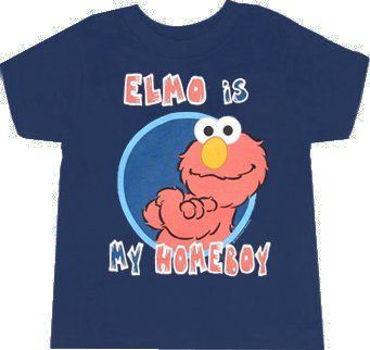 Sesame Street Elmo Is My Homeboy Toddlers Navy T-Shirt