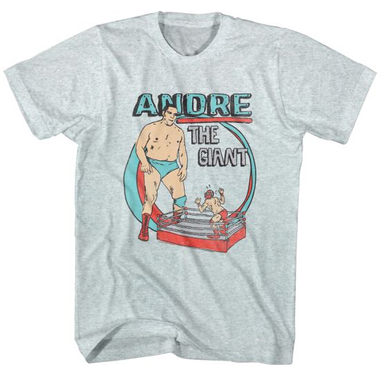 Andre The Giant Shirt Cartoon Ash T-Shirt