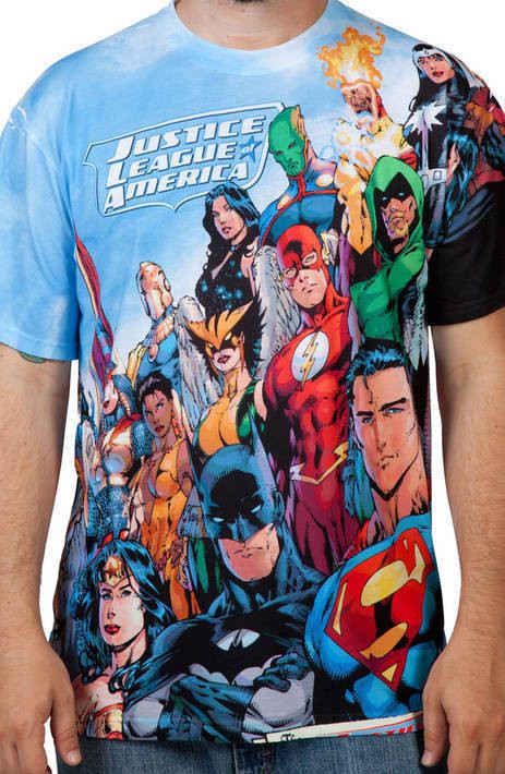 Justice League America Sublimation Shirt