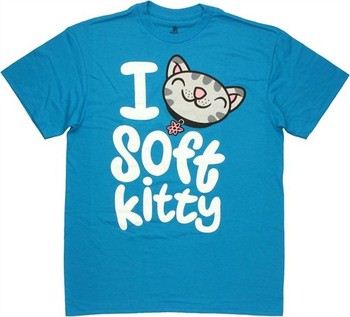 Big Bang Theory I Love Soft Kitty T-Shirt