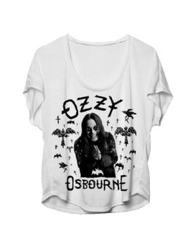 Ozzy Osbourne Crosses & Bats Photo Women's Dolman T-Shirt