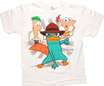 Disney Phineas and Ferb Hero Stance Youth T-Shirt
