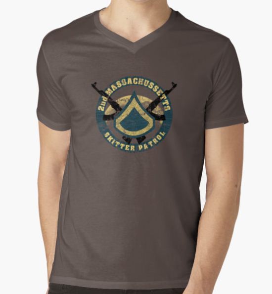 2nd Massachussetts - Skitter Patrol T-Shirt by robotrobotROBOT T-Shirt