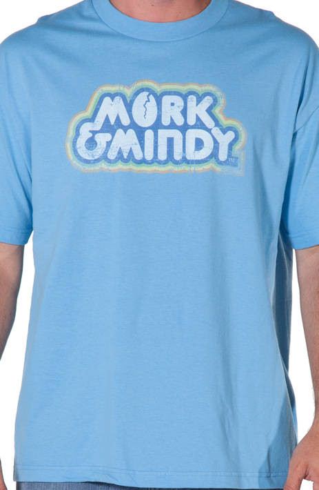 Mork and Mindy Distressed Logo Shirt