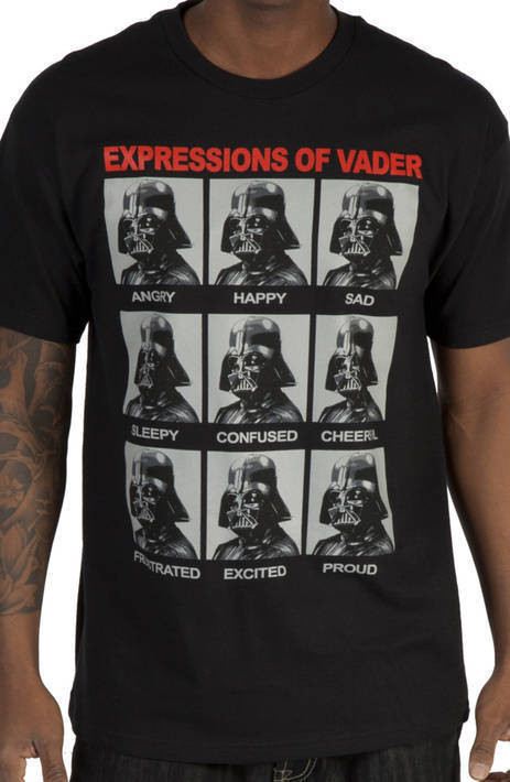 Expressions Darth Vader Shirt