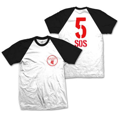 5 Seconds of Summer: Japan Tour Football T-Shirt