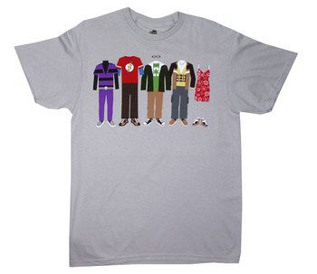 Just The Clothes - Big Bang Theory T-shirt