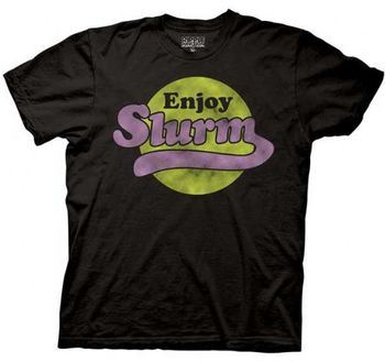 Futurama Enjoy Slurm Black Men's Adult T-shirt
