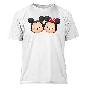 ''Tsum Tsum'' Mickey and Minnie Mouse Tee for Kids