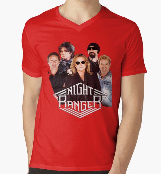 Night Ranger Men Funny Short Sleeve T Shirts